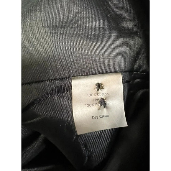 Talbots Jacket Swing Coat Sz 16 Black White Polka Dot Short Career Office - Picture 8 of 10